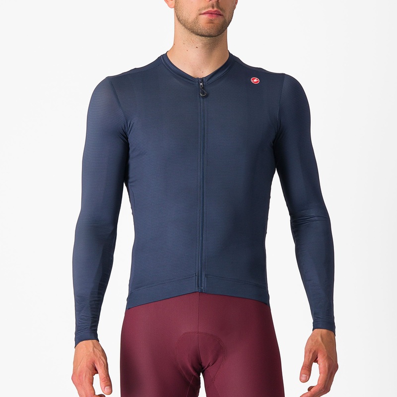 Castelli Espresso long-sleeved jersey - Blue