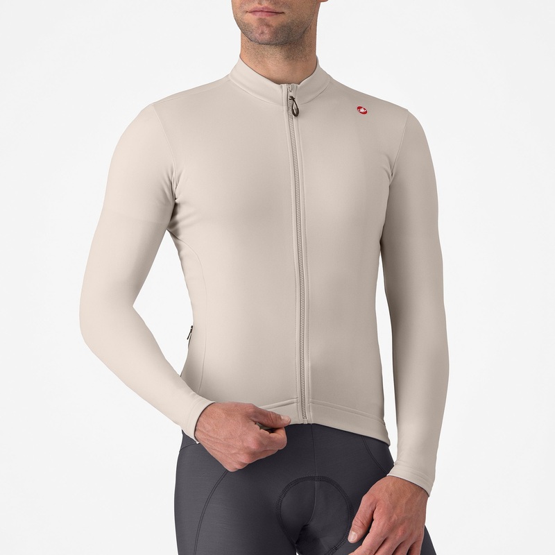 Castelli Espresso Thermal long-sleeved jersey - Beige