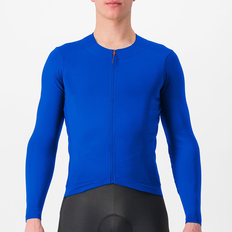 Castelli Fly long sleeves jersey - Blue
