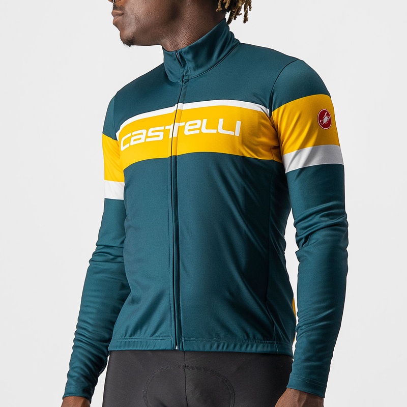 Castelli Passista long sleeves jersey - Petrol