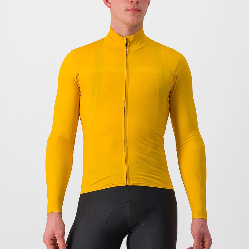 Castelli Pro Mid long sleeves jersey - Yellow