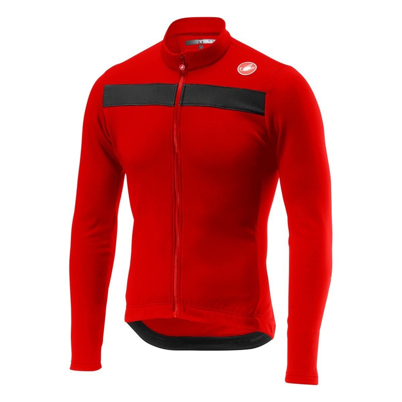 Castelli Puro 3 long sleeves jersey - Red