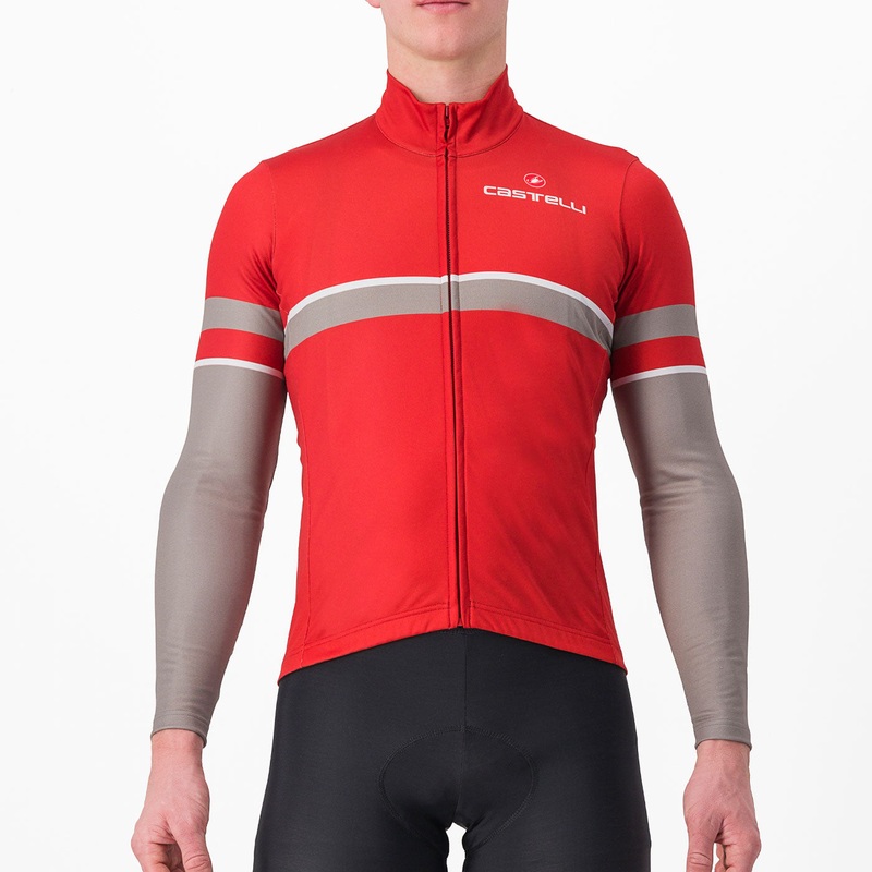 Castelli Retta long sleeved jersey - Red