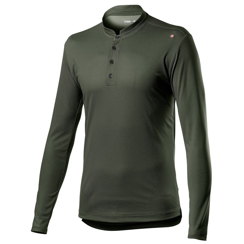 Castelli Tech Henley long sleeve jersey - Green