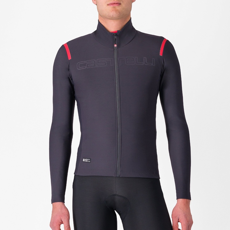 Castelli Tutto Nano RoS long sleeves jersey - Dark grey