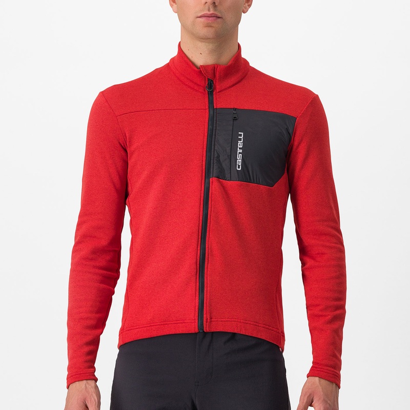 Castelli Unlimited Trail long sleeves jersey - Red