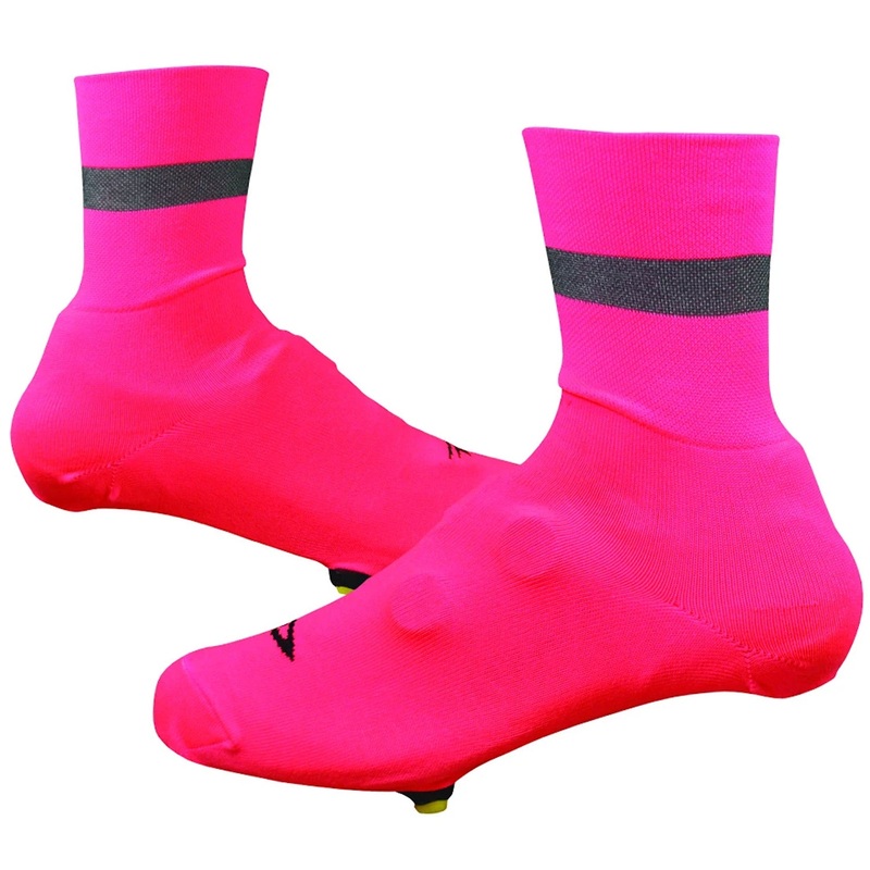Defeet Slipstream Reflective 4 shoe cover - Pink