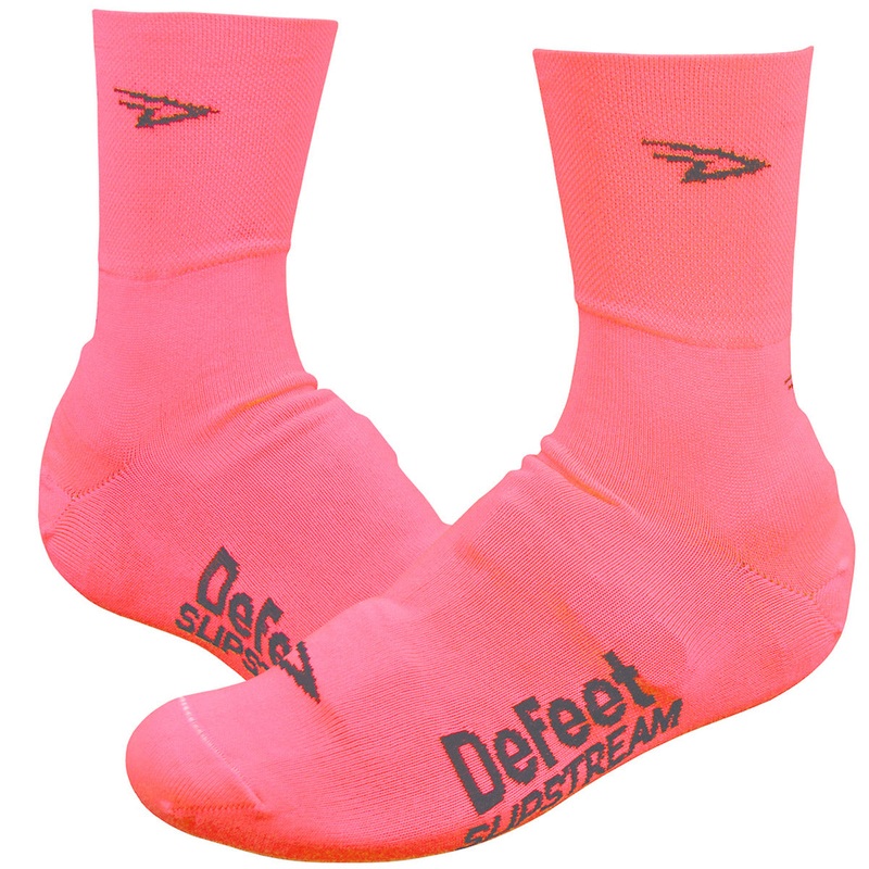 Defeet Slipstream shoe cover - Flamingo pink