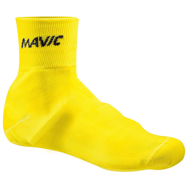 Mavic Knit overshoe socks - Yellow