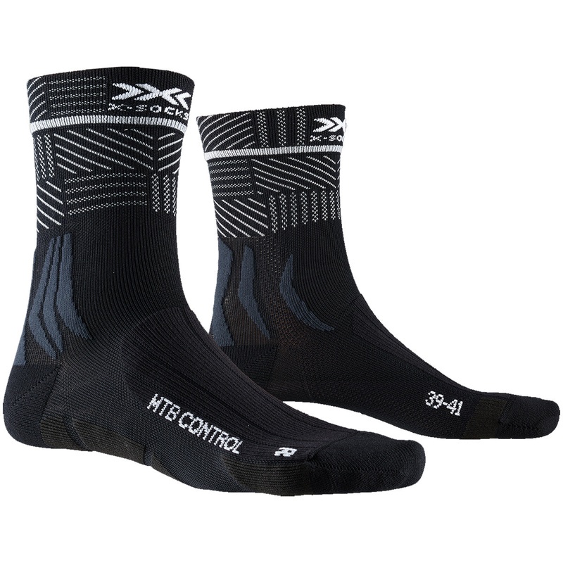 X-Socks MTB Control socks - Black stripe