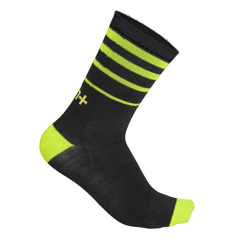 Zerorh Feel 15 Socks - Black Yellow Fluo