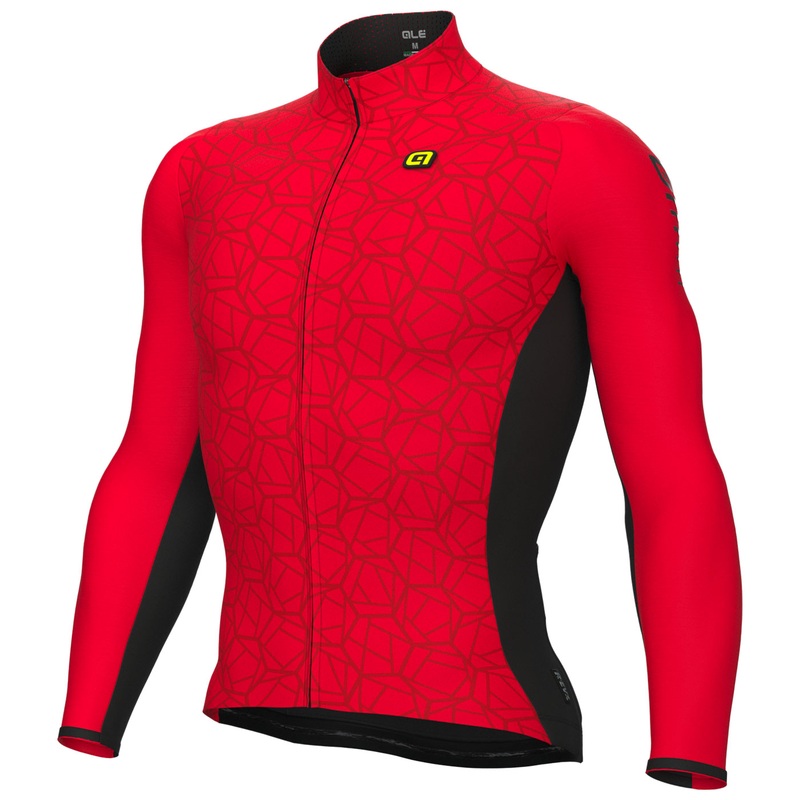 Ale R-EV1 Velocity Plus long sleeve jersey - Red