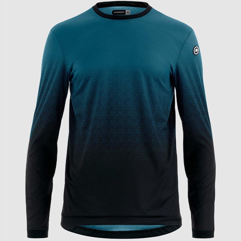 Assos Trail LS T3 Zodzilla long sleeve jersey - Blu