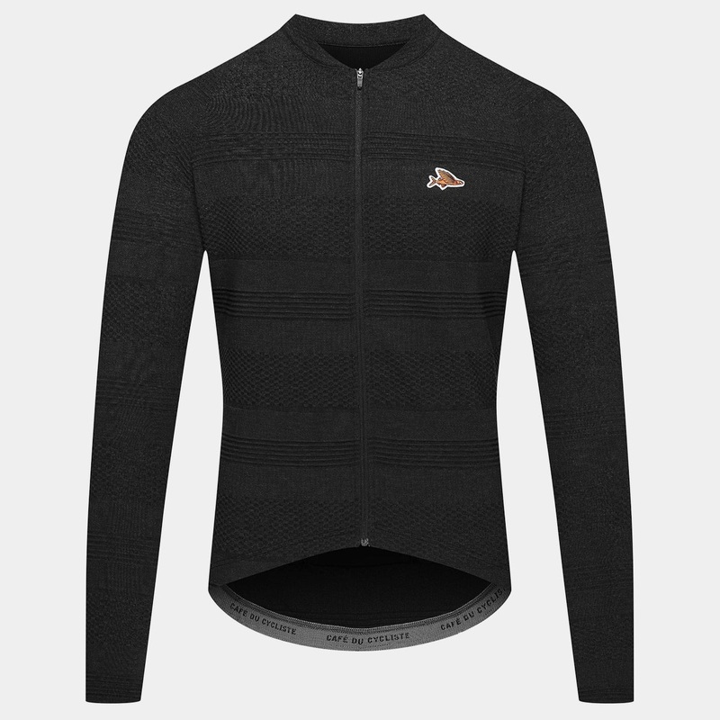 Cafe du Cycliste Corinne long sleeve jersey - Black