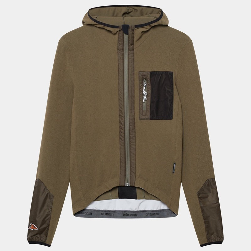 Cafe du Cycliste Ingrid long sleeve jersey - Green