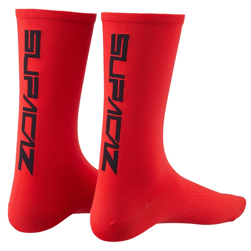 Supacaz SupaSox Straight Up SL socks - Red black