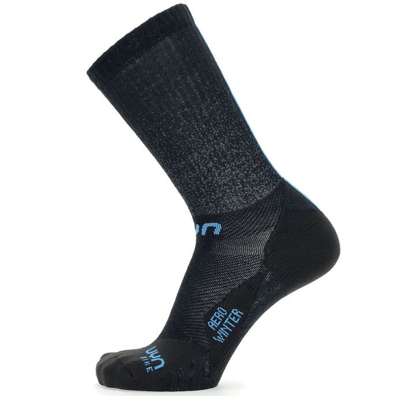 UYN Cycling Aero Winter socks - Black blue