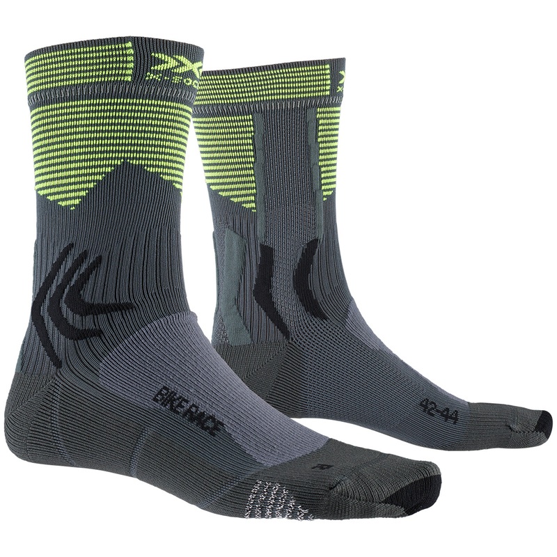 X-Socks Bike Race socks - Grey yellow
