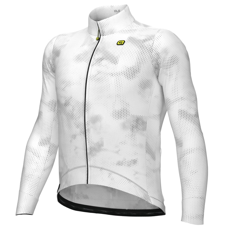 Ale PR-E Spray long sleeve jersey - White