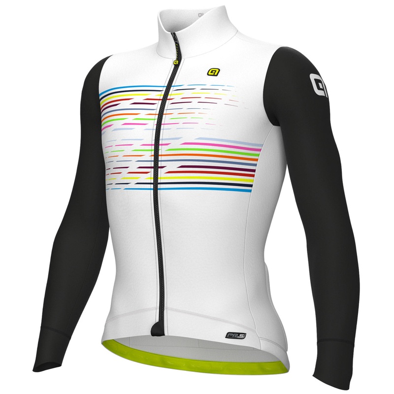 Long Sleeve Jersey Ale PR-S Logo - White
