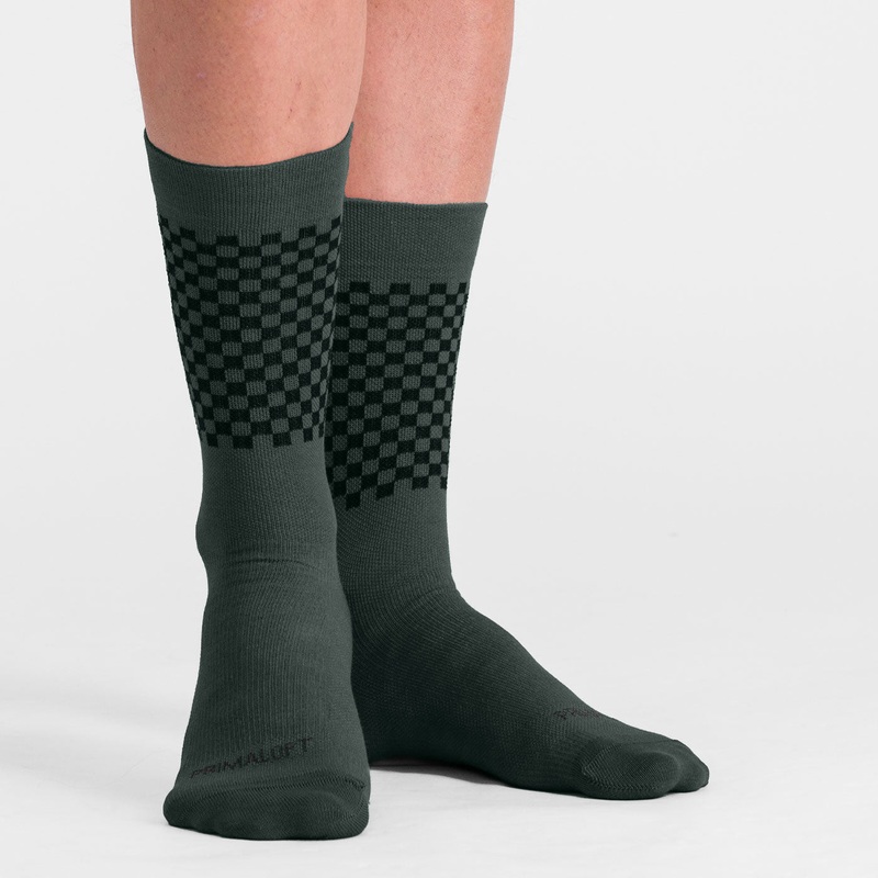 Sportful Checkmate Primaloft socks - Green