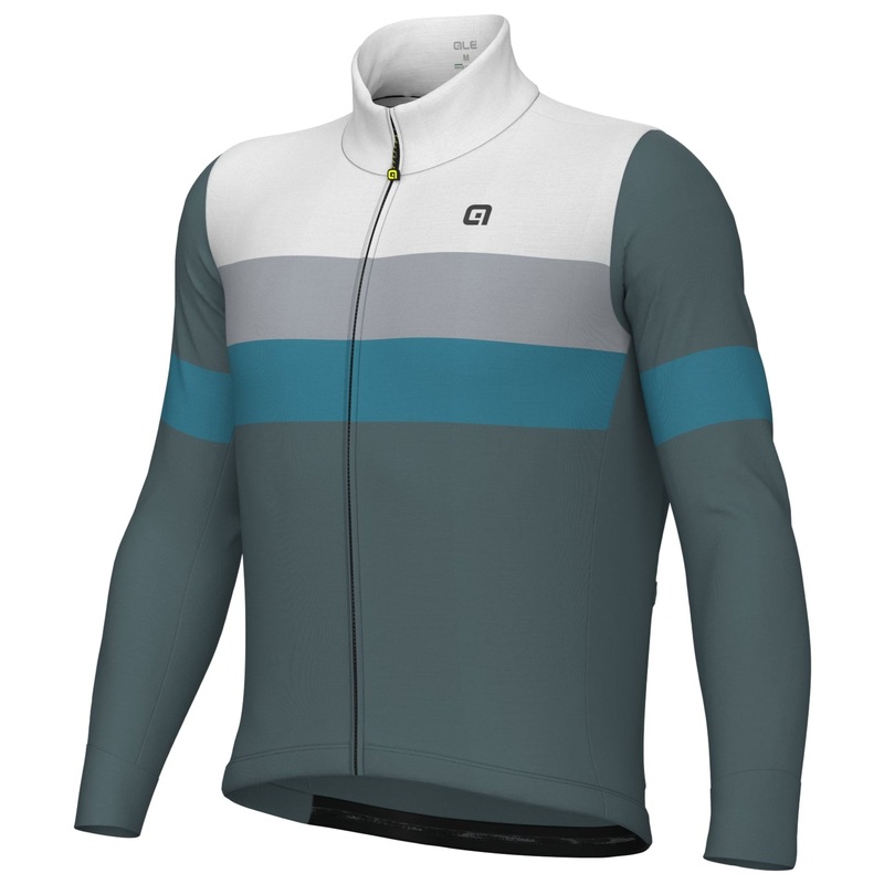Ale Off Road Gravel Wool Line long sleeve jersey - Blue