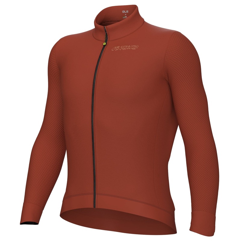 Ale PR-E Follow Me 2.0 long sleeve jersey - Brown