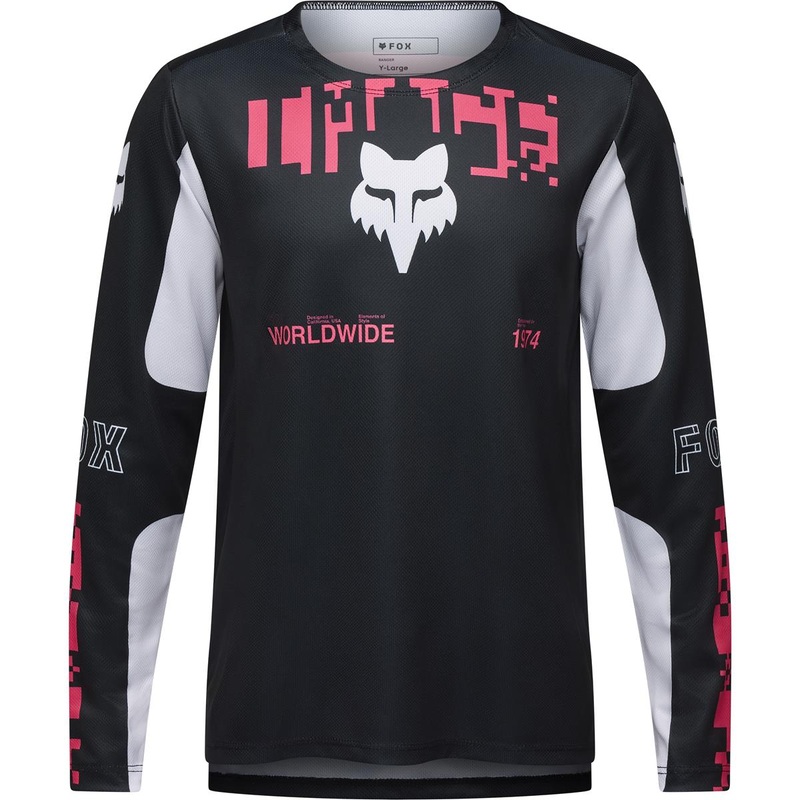 Fox Ranger Digi Image kid long sleeve jersey - Black