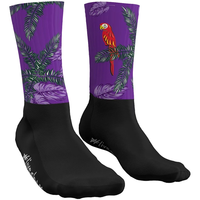 Slopline SubliSbam socks - Hawaiian Purple