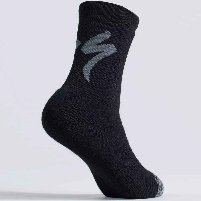 Specialized Merino Deep Winter Tall Logo socks - Black