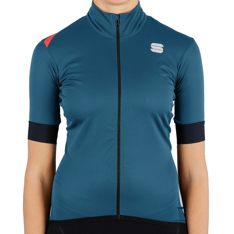 Sportful Fiandre Light Norain woman jersey - Blue green