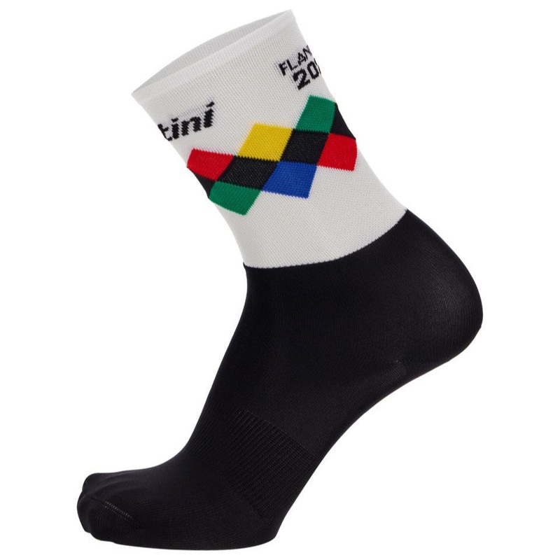 Santini UCI Gravel World Championship socks Flanders 2024