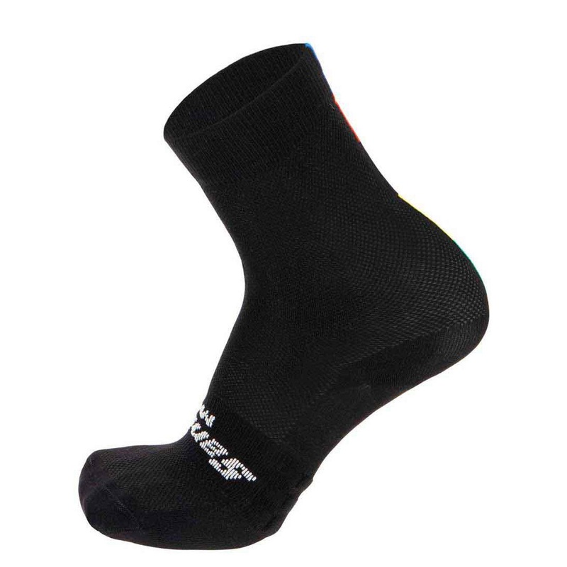 Santini UCI Rainbow socks - Black