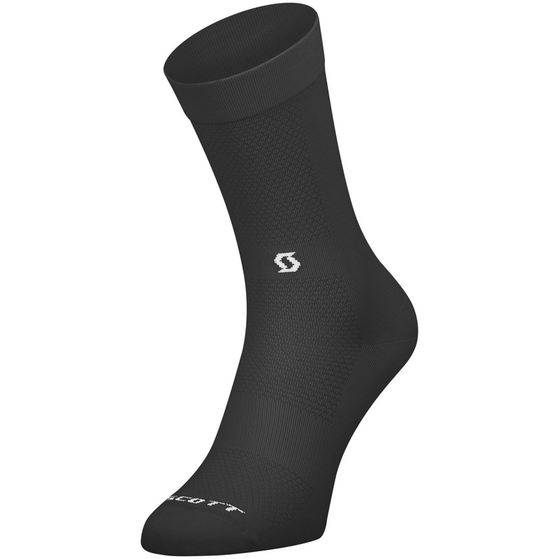 Scott Performance Crew No Shortcuts socks - Black white