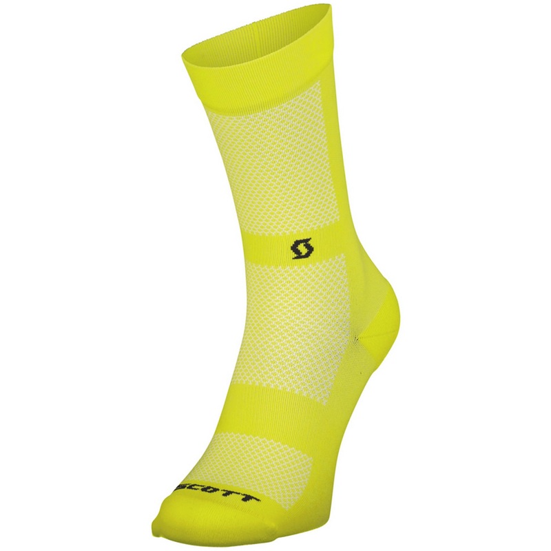 Scott Performance Crew No Shortcuts socks - Yellow