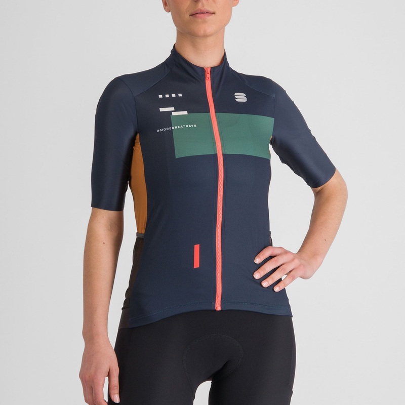 Sportful Breakout Supergiara woman jersey - Blue