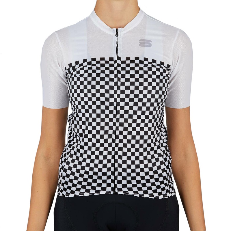 Sportful Checkmate woman jersey - White