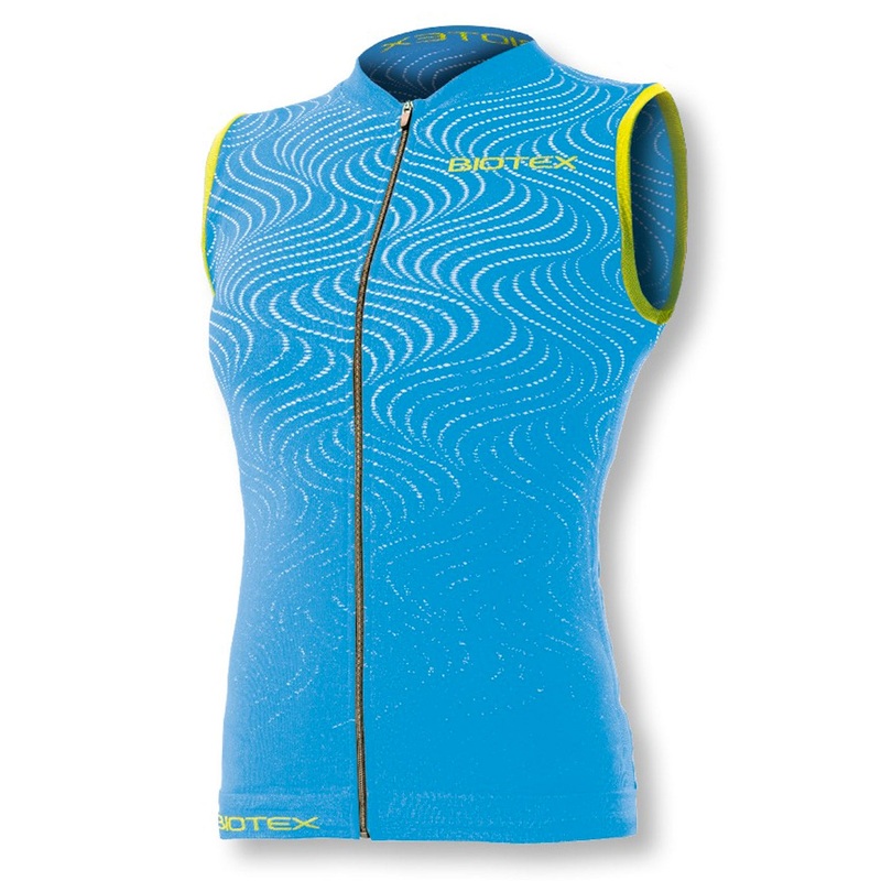Biotex Soffio woman sleeveless jersey - Light blue