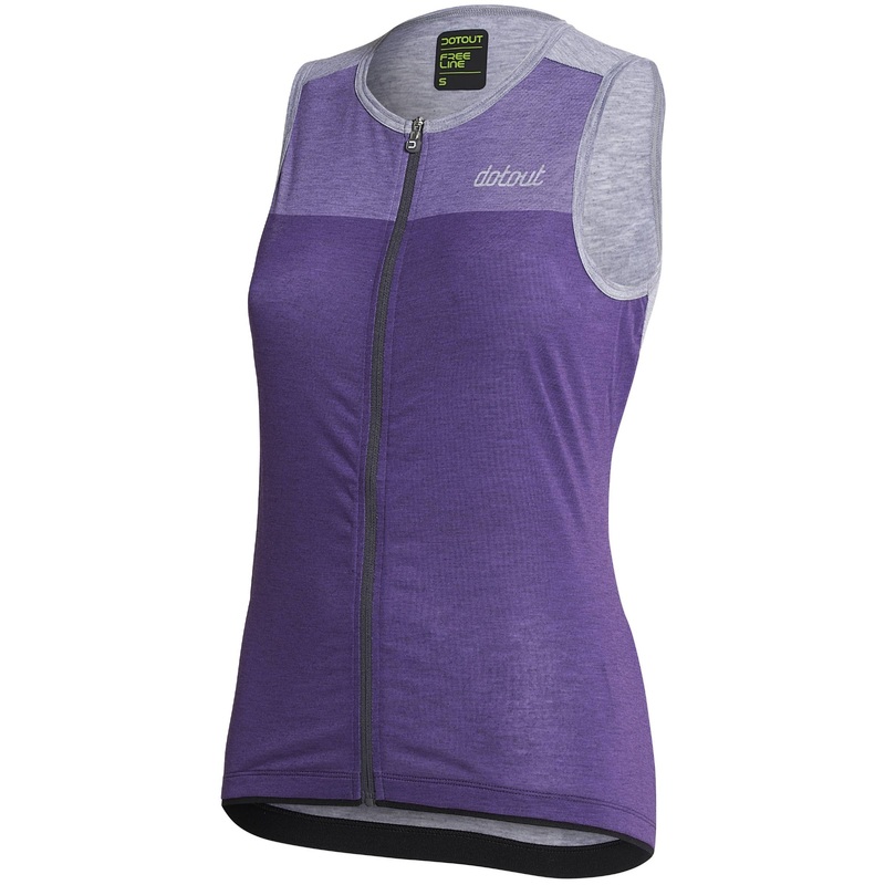 Dotout Glory sleeveless woman jersey - Violet gray