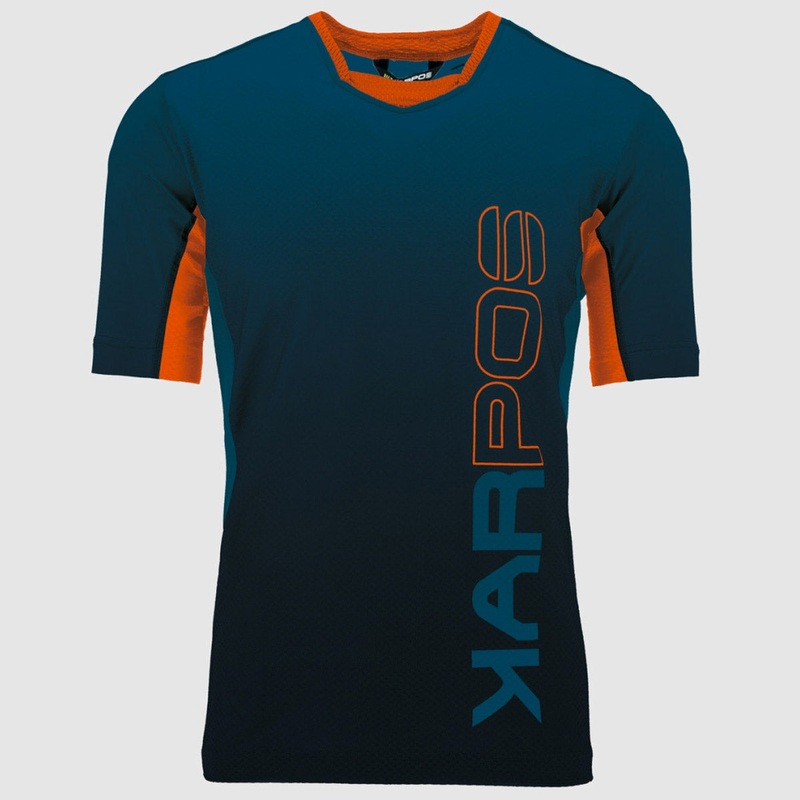 Karpos Verve Tee jersey - Blue orange