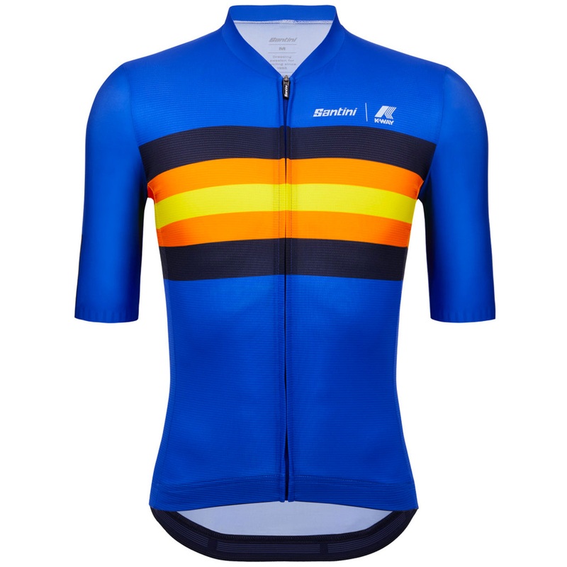 Le Vrai Jersey Santini x K-WAY - Blue
