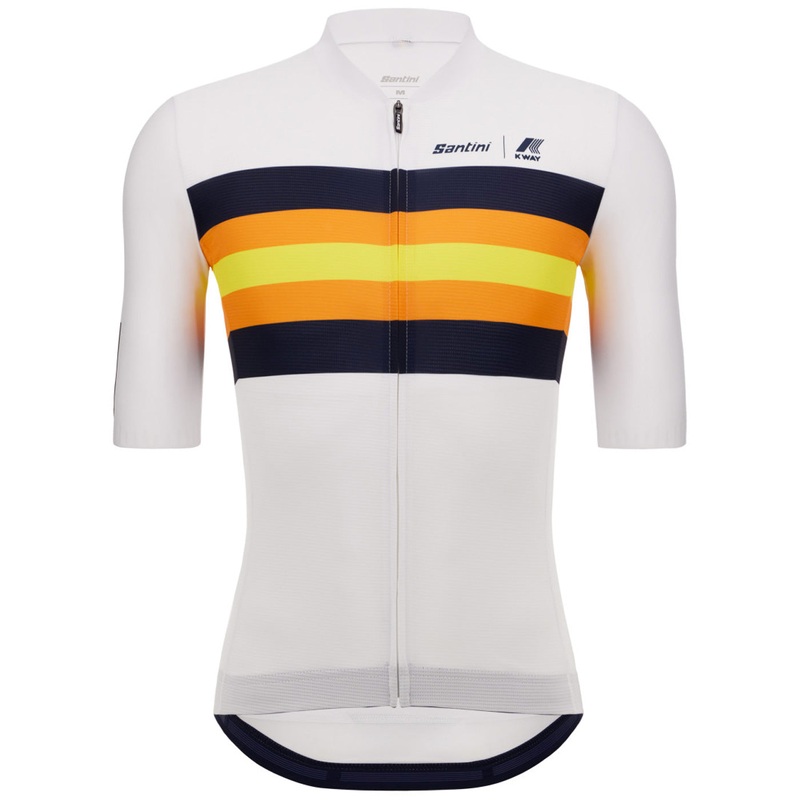 Le Vrai Jersey Santini x K-WAY - White