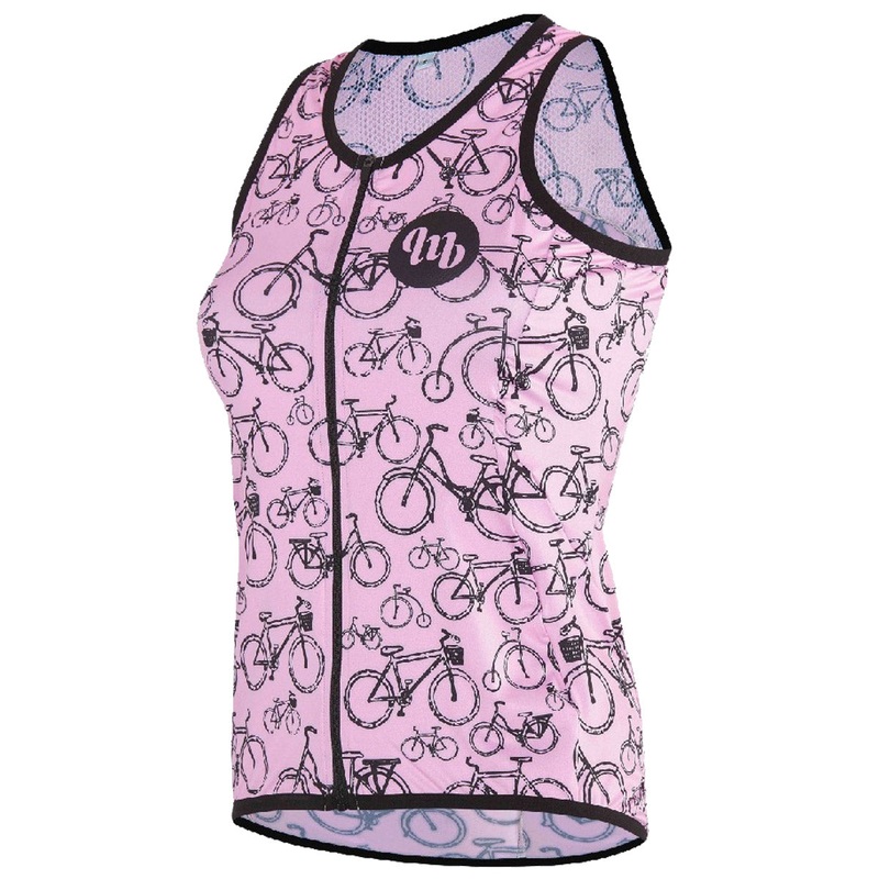 MbWear woman sleeveless jersey - Bike pink