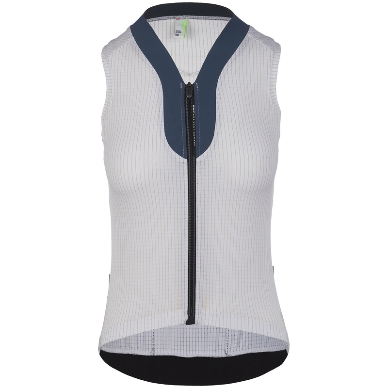 Q36.5 L1 Lady Pinstripe sleeveless women jersey - White
