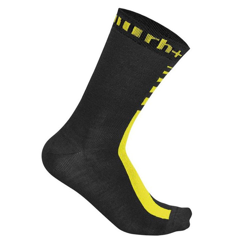 Rh+ Merino 15 Socks - Black Yellow