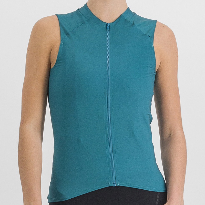 Sportful Matchy women sleeveless jersey - Green