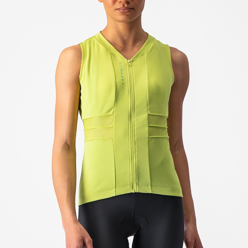 Women's sleeveless top Castelli Soul 4 - Green