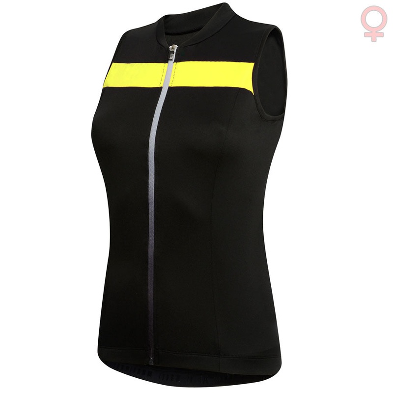 Jersey S/L Woman Zerorh Spirit - Black Yellow Fluo