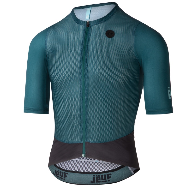 Juf Pro Climber green jersey
