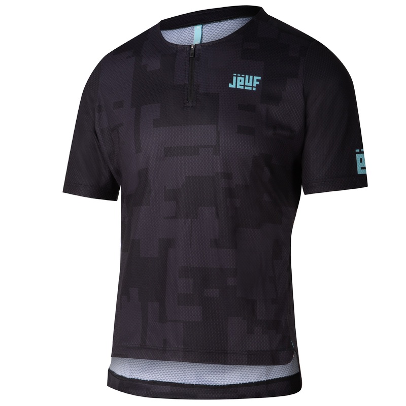 Juf Pro Gravel jersey with zip - Black